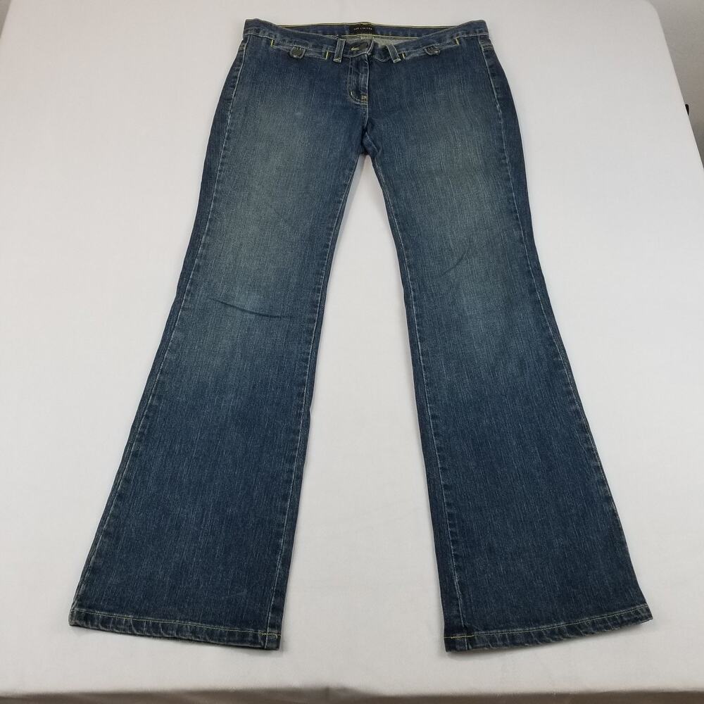 The Limited Jeans Womens Size 10 Blue Mid Rise Stretch Flare Denim